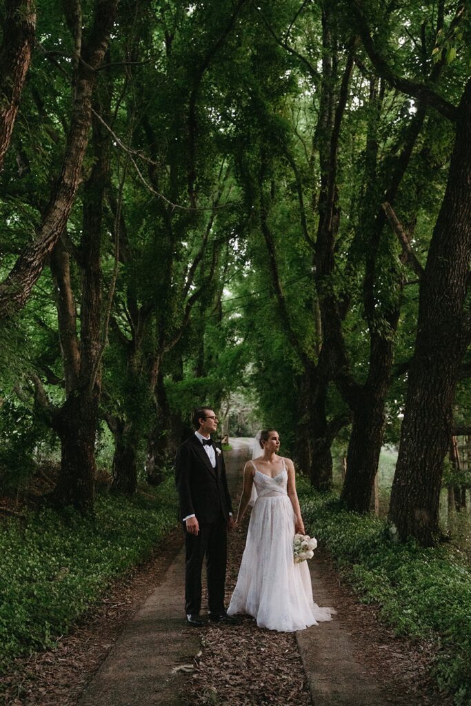 Garden ceremony arch at Maleny Country Estate wedding, Sunshine Coast Hinterland